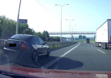 Psychopat za volantem řádil na pražské Jižní spojce. Po 500 metrech ale dojel