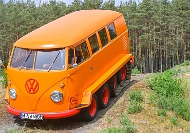 Unikátní VW T1 „Raupenfuchs“ existuje pouze v jediném exempláři. Nyní bude k vidění